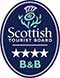Scottish Accommodation tourist board 4 stars bed and breakfast